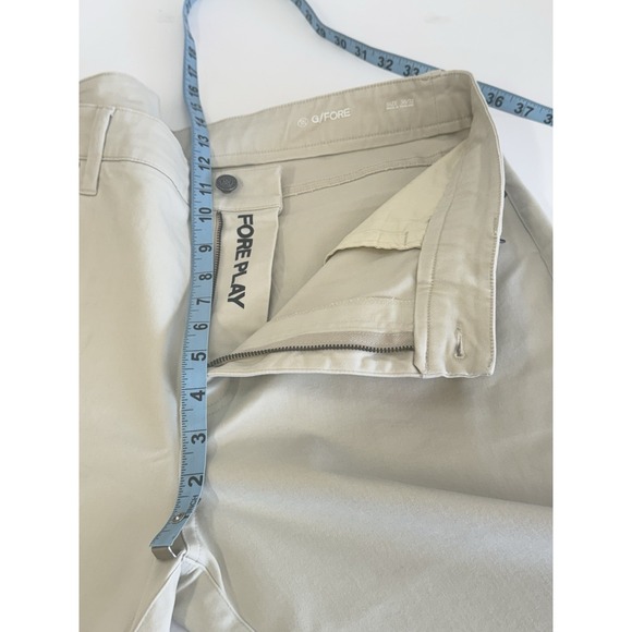 NWT G/Fore G4 Golf Core 5 Pocket Pants Sueded Twill Stone Khaki Men's 38x32 $165 - Picture 4 of 9